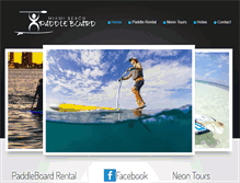 Tablet Screenshot of miamibeachpaddleboard.com